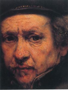 neustrašivo oko-rembrandt glava close up